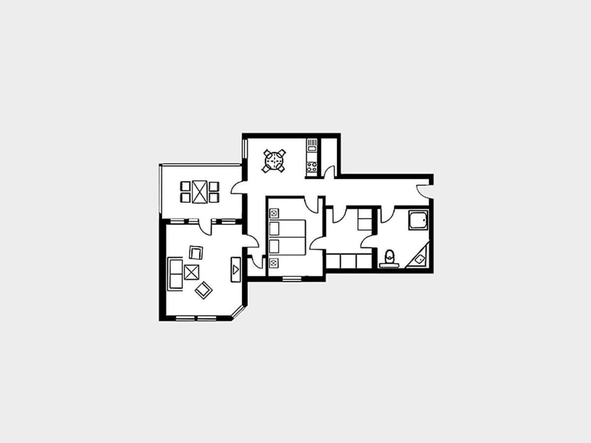 Strandvillen Binz - Ferienwohnung Mit Meerblick, 1 Schlafzimmer, Sauna Und Balkon Sv-712 מראה חיצוני תמונה